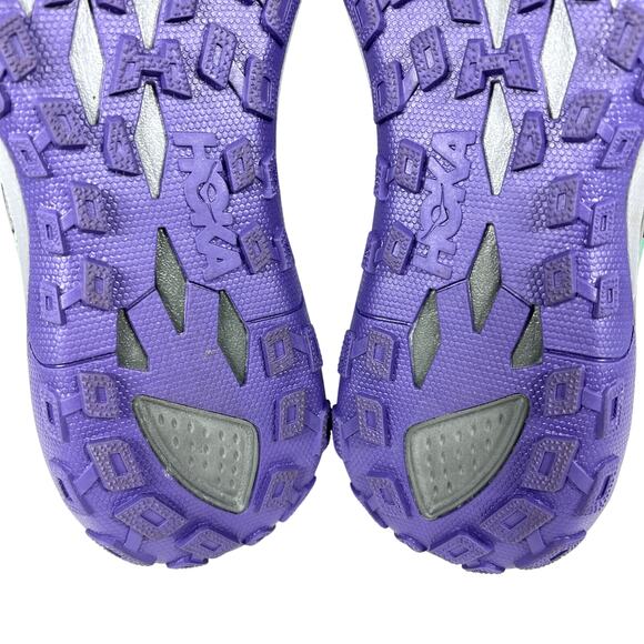 Hoka One Speed Instinct Trail Running Shoe Women 10.5 B Grey/Purple Sneaker NEW! - Picture 11 of 14